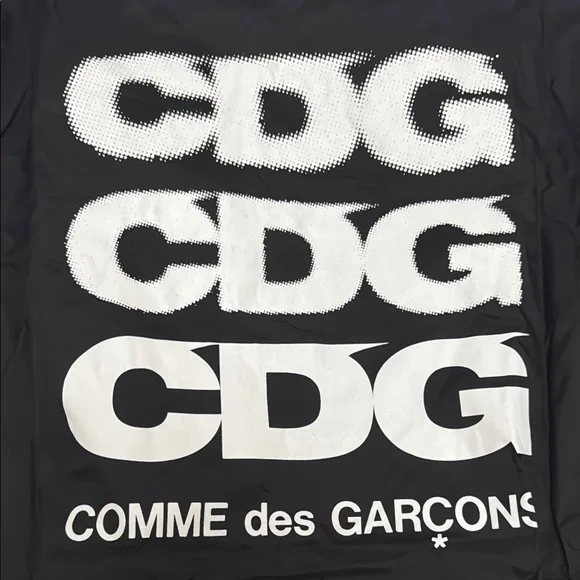 Comme des Garcons Black Windbreaker Jacket Windbreakers